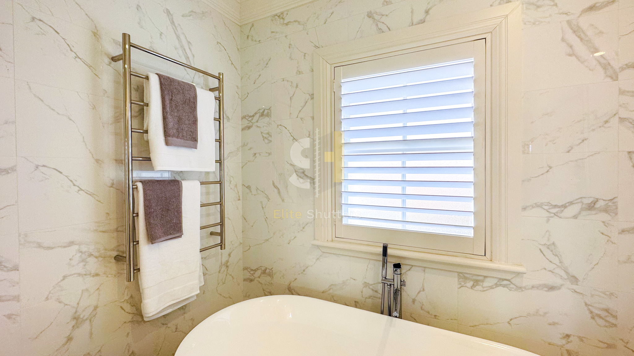 Interior window shutters